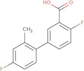 2-Fluoro-5-(4-fluoro-2-methylphenyl)benzoic acid