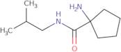 1-Amino-N-(2-methylpropyl)cyclopentane-1-carboxamide