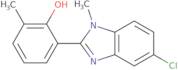 2-(5-Chloro-1-methyl-1H-1,3-benzodiazol-2-yl)-6-methylphenol