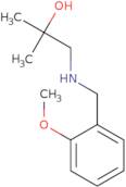 1-[(2-Methoxyphenyl)methylamino]-2-methylpropan-2-ol