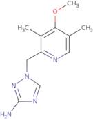 1-[(4-Methoxy-3,5-dimethylpyridin-2-yl)methyl]-1H-1,2,4-triazol-3-amine