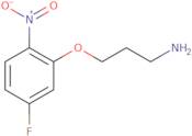 3-(5-Fluoro-2-nitrophenoxy)propan-1-amine