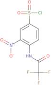 3-Nitro-4-(trifluoroacetamido)benzene-1-sulfonyl chloride