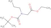 Ethyl 2-([(tert-butoxy)carbonyl](propyl)amino)acetate