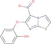 2-({5-Nitroimidazo[2,1-b][1,3]thiazol-6-yl}oxy)phenol