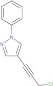 4-(3-Chloroprop-1-yn-1-yl)-1-phenyl-1H-pyrazole