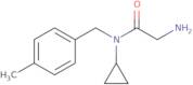 2-Amino-N-cyclopropyl-N-(4-methyl-benzyl)-acetamide