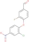 4-(2-Chloro-4-nitrophenoxy)-3-fluorobenzaldehyde