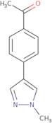 1-[4-(1-Methylpyrazol-4-yl)phenyl]ethanone