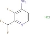 2-(Difluoromethyl)-3-fluoropyridin-4-amine hydrochloride