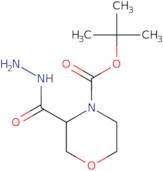 tert-Butyl 3-(hydrazinecarbonyl)morpholine-4-carboxylate