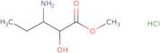Methyl 3-amino-2-hydroxypentanoate hydrochloride
