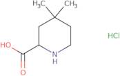 4,4-dimethylpiperidine-2-carboxylic acid hydrochloride