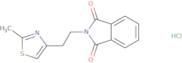 2-[2-(2-Methyl-1,3-thiazol-4-yl)ethyl]-2,3-dihydro-1H-isoindole-1,3-dione hydrochloride