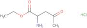 Ethyl 2-amino-4-oxopentanoate hydrochloride