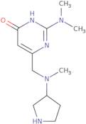 2-(Dimethylamino)-6-{[methyl(pyrrolidin-3-yl)amino]methyl}-3,4-dihydropyrimidin-4-one