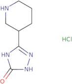 5-(Piperidin-3-yl)-2,3-dihydro-1H-1,2,4-triazol-3-one hydrochloride