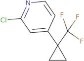 2-Chloro-4-[1-(trifluoromethyl)cyclopropyl]pyridine