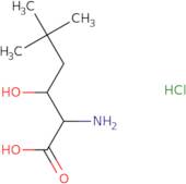 2-Amino-3-hydroxy-5,5-dimethylhexanoic acid hydrochloride