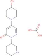 5-(4-Hydroxypiperidin-1-yl)-2-(piperidin-3-yl)-2,3-dihydropyridazin-3-one, carbonic acid