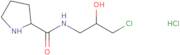 N-(3-Chloro-2-hydroxypropyl)pyrrolidine-2-carboxamide hydrochloride