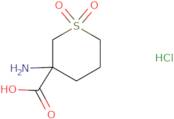 3-amino-1,1-dioxothiane-3-carboxylic acid hydrochloride