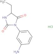 3-(3-Aminophenyl)-5-ethylimidazolidine-2,4-dione hydrochloride