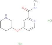 N-Methyl-4-(piperidin-3-yloxy)pyridine-2-carboxamide dihydrochloride