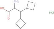 2-Amino-3,3-dicyclobutylpropanoic acid hydrochloride