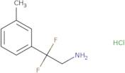 2,2-Difluoro-2-(3-methylphenyl)ethan-1-amine hydrochloride