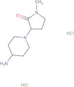 3-(4-Aminopiperidin-1-yl)-1-methylpyrrolidin-2-one dihydrochloride