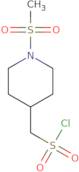 (1-Methanesulfonylpiperidin-4-yl)methanesulfonyl chloride