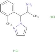 1-(2-Methylphenyl)-1-(1H-pyrazol-1-yl)propan-2-amine dihydrochloride