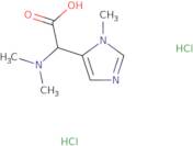 2-(Dimethylamino)-2-(1-methyl-1H-imidazol-5-yl)acetic acid dihydrochloride