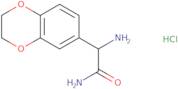 2-Amino-2-(2,3-dihydro-1,4-benzodioxin-6-yl)acetamide hydrochloride