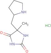 5-Methyl-5-(pyrrolidin-2-ylmethyl)imidazolidine-2,4-dione hydrochloride