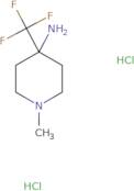 1-Methyl-4-(trifluoromethyl)piperidin-4-amine dihydrochloride