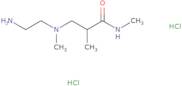 3-[(2-Aminoethyl)(methyl)amino]-N,2-dimethylpropanamide dihydrochloride