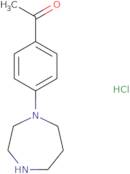 1-[4-(1,4-Diazepan-1-yl)phenyl]ethan-1-one hydrochloride