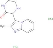 3-{2-Methylimidazo[1,2-a]pyridin-3-yl}piperazin-2-one dihydrochloride