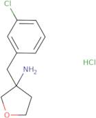 3-[(3-Chlorophenyl)methyl]oxolan-3-amine hydrochloride