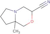 8a-Methyl-hexahydro-1H-pyrrolo[2,1-c]morpholine-3-carbonitrile