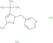 5-tert-Butyl-1-(pyridin-3-ylmethyl)-1H-pyrazol-3-amine dihydrochloride