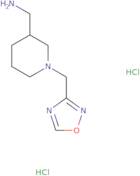 [1-(1,2,4-Oxadiazol-3-ylmethyl)piperidin-3-yl]methanamine dihydrochloride