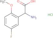 2-Amino-2-(5-fluoro-2-methoxyphenyl)acetic acid hydrochloride