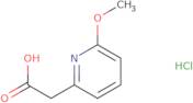 2-(6-Methoxypyridin-2-yl)acetic acid hydrochloride