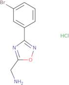 [3-(3-Bromophenyl)-1,2,4-oxadiazol-5-yl]methanamine hydrochloride