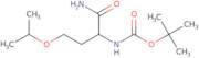 tert-Butyl N-[1-carbamoyl-3-(propan-2-yloxy)propyl]carbamate