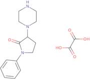 1-Phenyl-3-(piperazin-1-yl)pyrrolidin-2-one, oxalic acid