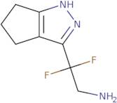 2-{1H,4H,5H,6H-Cyclopenta[C]pyrazol-3-yl}-2,2-difluoroethan-1-amine